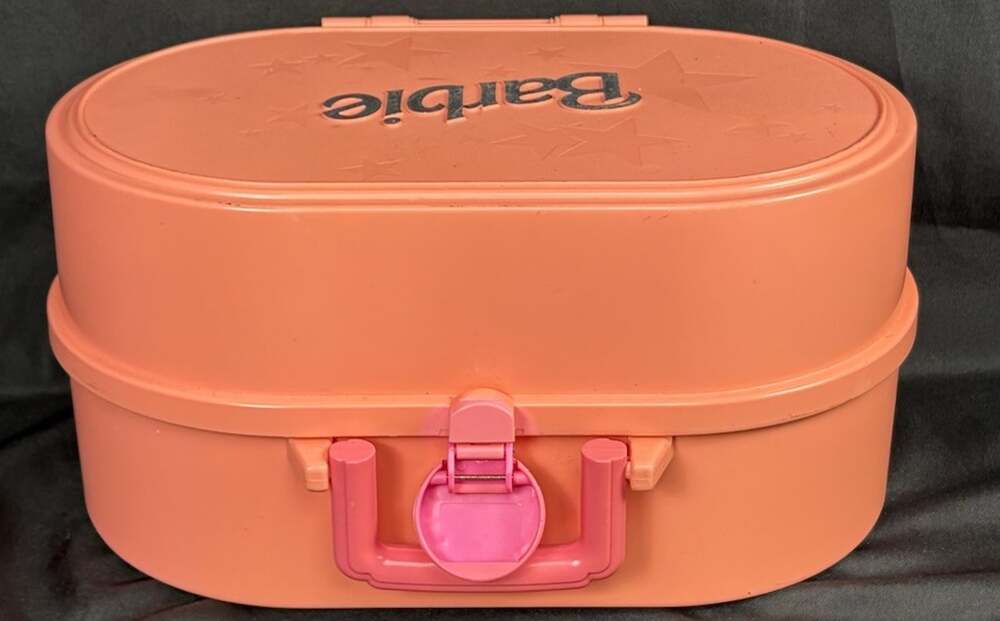 Vintage 1994 Barbie Pop Up Fold Out Playhouse Bedroom Carrying Case Toy Playset